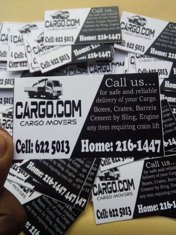 Simple Black and White Business Cards | 100pcs
