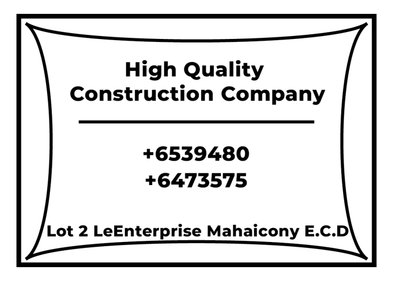 Construction Rubber Stamps